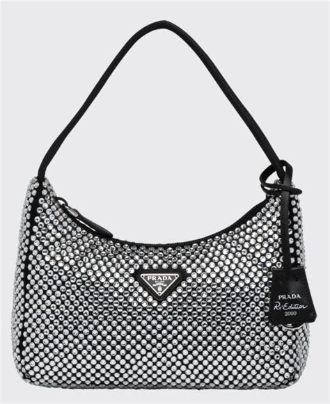 prada rhinestone bag